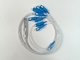 SCUPC-PLC Mini Steel Tube Fiber Optical Splitser 8 Manier Witte Kleur